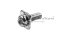[E] น็อตยึดสายไฟ สแตนเลสชุบนิกเกิ้ล M3x10 mm พร้อมแหวนทรงสี่เหลี่ยม ขนาด 7x7 mm